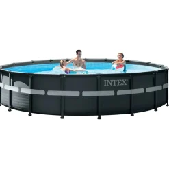 Intex pool med Ultra XTR-stel 549x132 cm med sandfilterpumpe