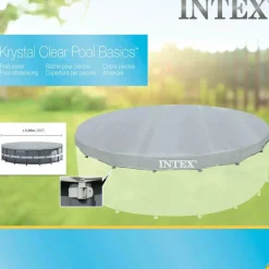 Intex poolovertræk Deluxe rund 549 cm 28041