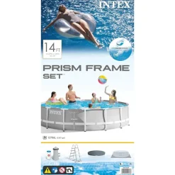 Intex Prism Frame Premium poolsæt 427x107 cm