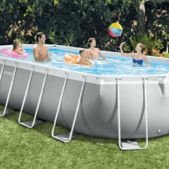Intex Prism Frame swimmingpoolsæt 610x305x122 cm oval 26798GN