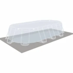 Intex Prism Frame swimmingpoolsæt 503x274x122 cm oval 26796GN