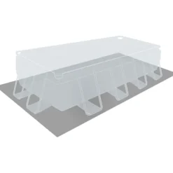 Intex Prism Frame swimmingpool 488x244x107 cm rektangulær 26792GN