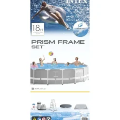 Intex Prism Frame swimmingpoolsæt 549x122 cm 26732GN