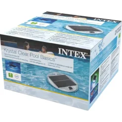 Intex soldrevet LED-poollampe flydende