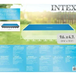 Intex solopvarmet poolovertræk 975x488 cm rektangulær