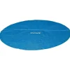 Intex solopvarmet poolovertræk 538 cm polyethylen blå