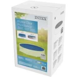 Intex solopvarmet poolovertræk 290 cm polyethylen blå