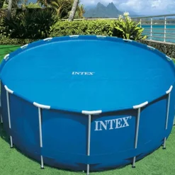 Intex solopvarmet poolovertræk 457 cm rundt 29023