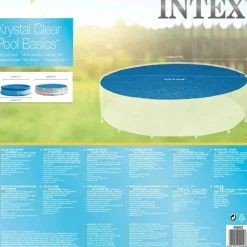 Intex solopvarmet poolovertræk 366 cm rundt 29022