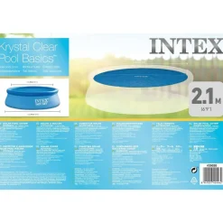 Intex solopvarmet poolovertræk rund 244 cm