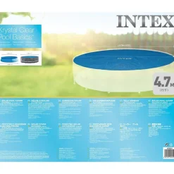 Intex solopvarmet poolovertræk rund 488 cm