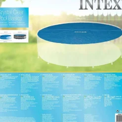 Intex solopvarmet poolovertræk 549 cm rundt 29025