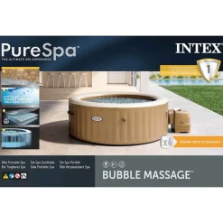Intex spabad med massagefunktion PureSpa 196x71 cm rund