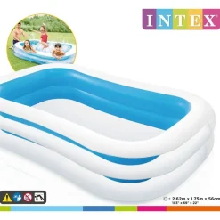 Intex Swim Center Family badebassin 262x175x56 cm