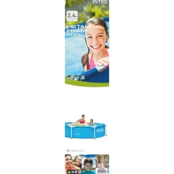 Intex swimmingpool Metal Frame 244x51 cm