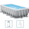 Intex swimmingpoolsæt Prism Frame 400x200x100 cm rektangulær
