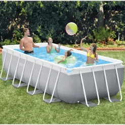 Intex swimmingpoolsæt Prism Frame 400x200x100 cm rektangulær