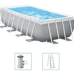 Intex swimmingpoolsæt Prism Frame 400x200x122 cm rektangulær