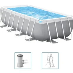 Intex swimmingpoolsæt Prism Frame 400x200x122 cm rektangulær