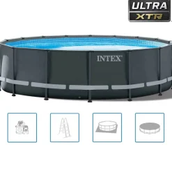 Intex Ultra XTR Frame swimmingpoolsæt 488x122 cm rund 26326GN