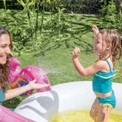 Intex Unicorn badebassin med sprinkler 272x193x104 cm