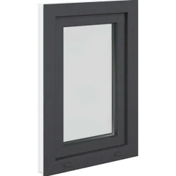 Kældervindue RISOR Antracit 50 x 75 cm PVC og glas