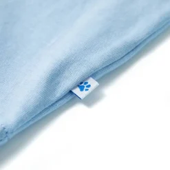 Kortærmet T-shirt til børn str. 104 lyseblå