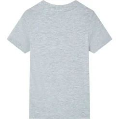 Kortærmet T-shirt til børn str. 140 grå