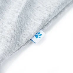 Kortærmet T-shirt til børn str. 140 grå