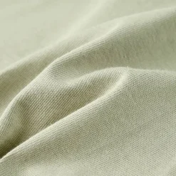 Kortærmet T-shirt til børn str. 116 lys kakifarve