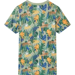 Kortærmet T-shirt til børn str. 116 flerfarvet