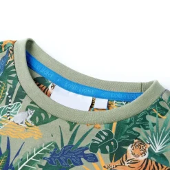 Kortærmet T-shirt til børn str. 116 flerfarvet