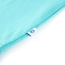Kortærmet T-shirt til børn str. 116 akvamarinblå