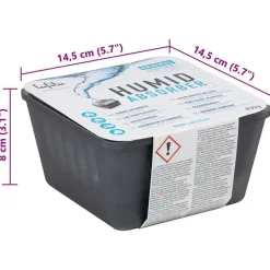 Lafita fugtabsorbere med genopfyldningsposer 2 stk. 450 g