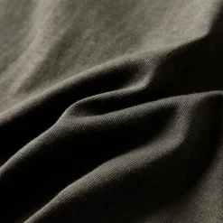 Langærmet T-shirt til børn str. 92 kakifarvet
