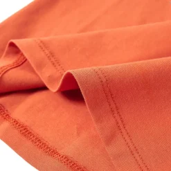 Langærmet T-shirt til børn str. 116 cm orange
