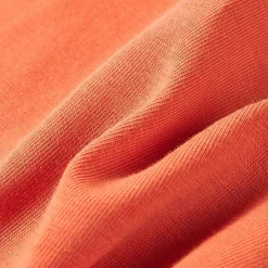 Langærmet T-shirt til børn str. 116 cm orange