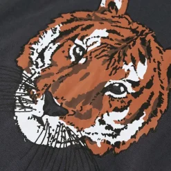 Langærmet T-shirt til børn str. 92 antracitgrå
