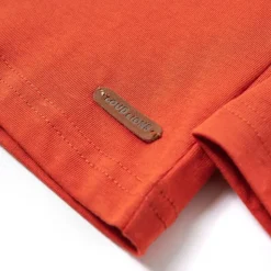 Langærmet T-shirt til børn str. 140 cm orange