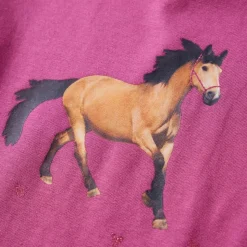 Langærmet T-shirt til børn str. 92 cm pink