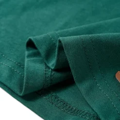 Langærmet T-shirt til børn str. 92 grøn