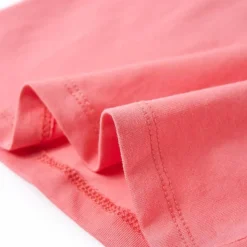 Langærmet T-shirt til børn str. 104 lyserød