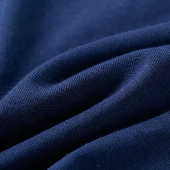 Langærmet T-shirt til børn str. 104 marineblå