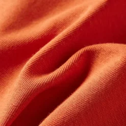 Langærmet T-shirt til børn str. 92 cm orange