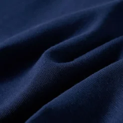 Langærmet T-shirt til børn str. 92 marineblå