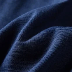 Langærmet T-shirt til børn str. 104 marinemeleret