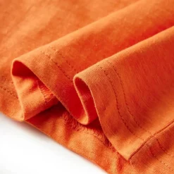 Langærmet T-shirt til børn str. 92 cm orange