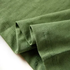 Langærmet T-shirt til børn str. 104 lys kakifarve