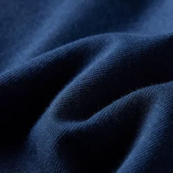 Langærmet T-shirt til børn str. 104 marineblå