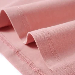 Langærmet T-shirt til børn str. 104 lyserød